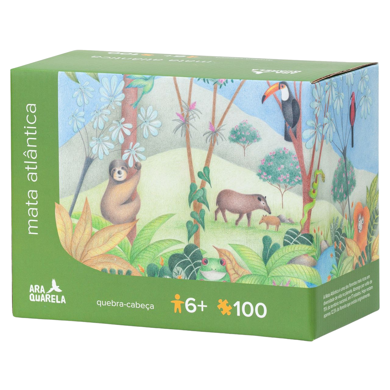 Quebra-Cabeça Mata Atlântica 100 peças