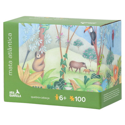 Quebra-Cabeça Mata Atlântica 100 peças