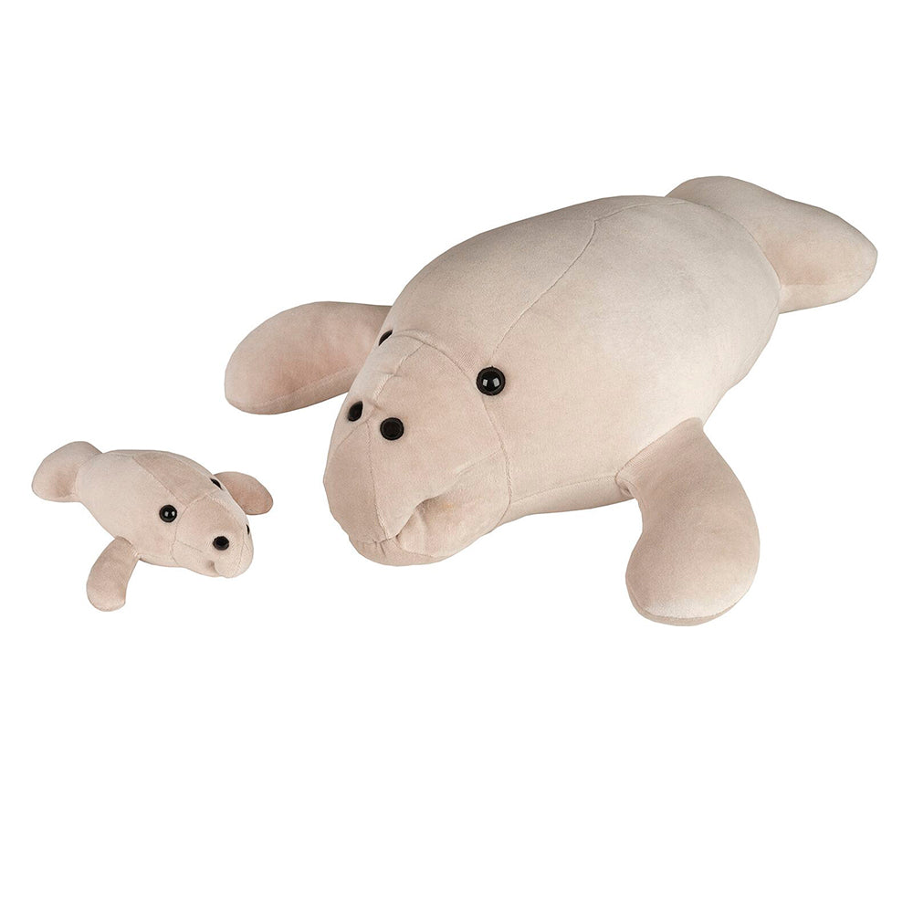 Peixe boi Babi grávida com filhote